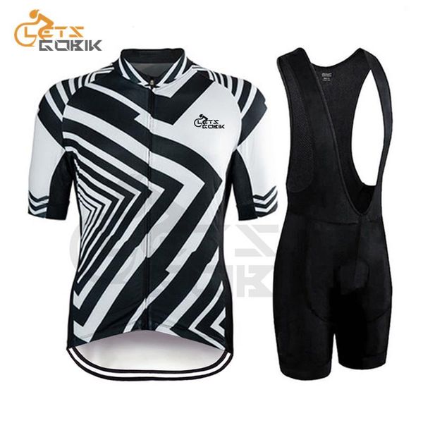 

racing sets mens bike pro team cycling jersey set men ropa ciclismo sport mtb 2021 maillot bicycle wear bib shorts clothing, Black;blue