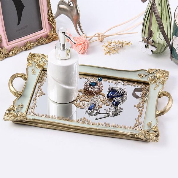 

other bakeware european court rectangular tray fruit tea pastry plate cake jewelry stand
