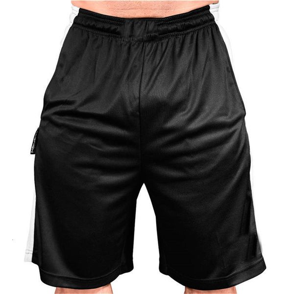 

men's shorts mens summer fitness fashion breathable quick-drying gyms bodybuilding joggers slim fit clothing sweatpants short homme lnh, White;black