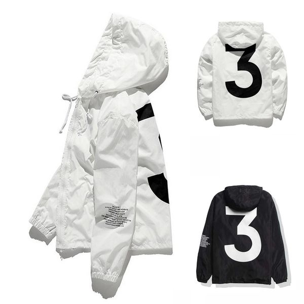 

sale mens kanye west jacket hip hop windbreaker fashion designer jackets men women streetwear outerwear coat, Black;brown
