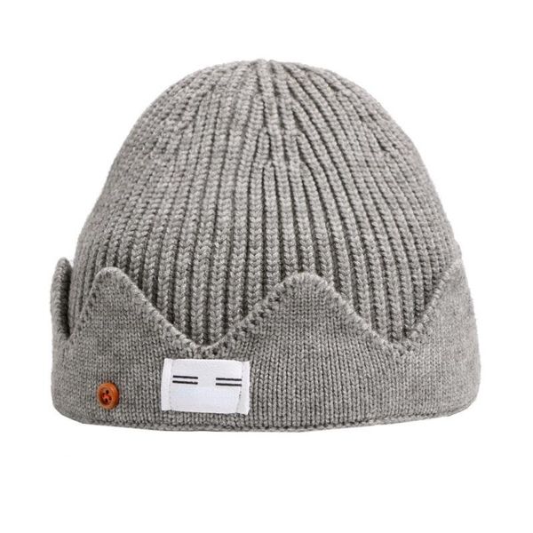 

berets korean fashion solid color octagonal knitted woolen cap men's outdoor leisure beanie, Blue;gray