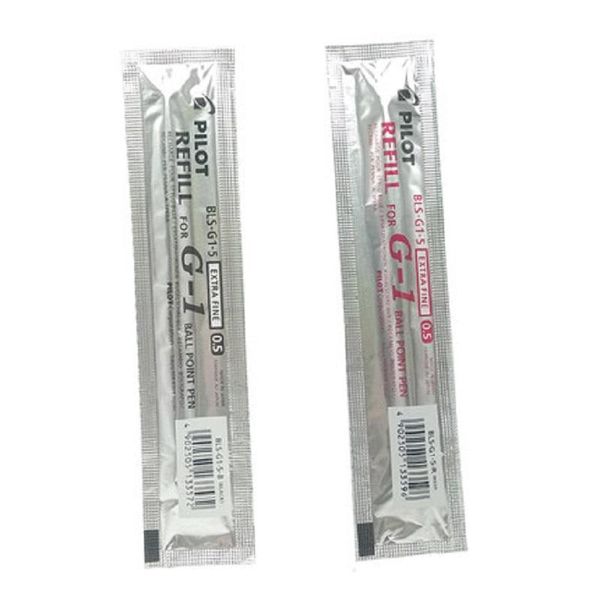 

refills pilot bls-g1-5 gel pen refill 0.5mm suit for bl-g1, Black;red