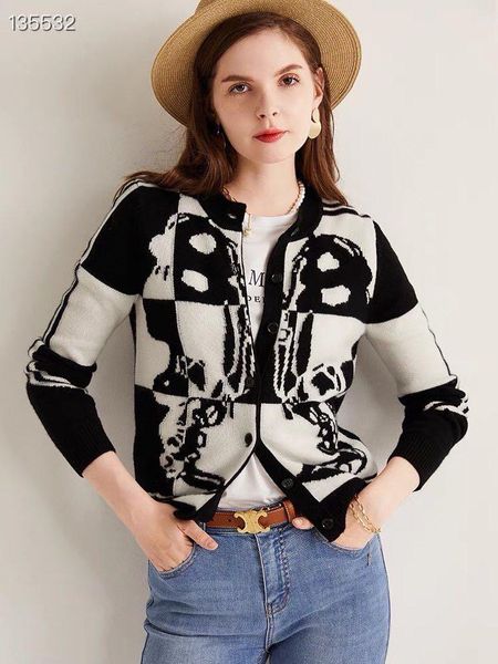 

women's knits & tees zk1840 fashion sweaters 2021 runway luxury european design party style clothing, White
