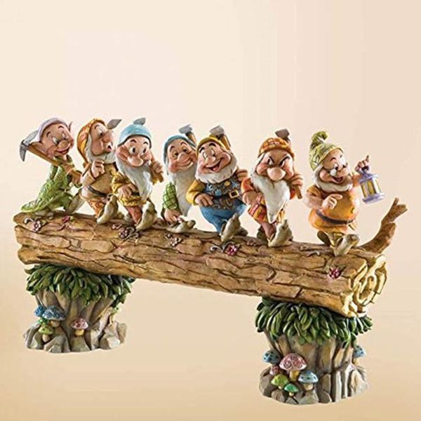 

decorative objects & figurines seven dwarf trees gnome garden decoration resin statues courtyard tree ornaments drop