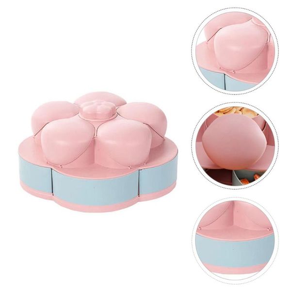 

gift wrap 1pc creative rotating candy box snack nut multi-purpose storage