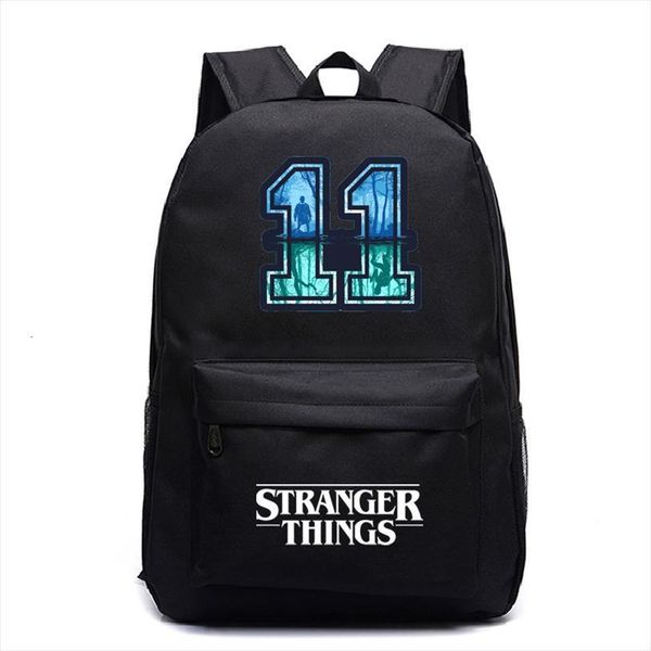 

travel backpack stranger things kids beautiful rucksack pattern boys girls teens school mochila lapbags for men women