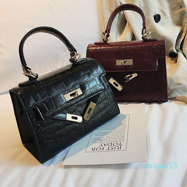 

crocodile lock crocodile leather luxury handbag women messenger bag designer shoulder shoulder bag kally bag