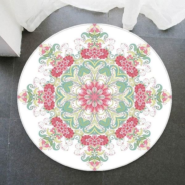 

carpets round mat carpet nordic ethnic style large area rug for bedroom bohemia print floor