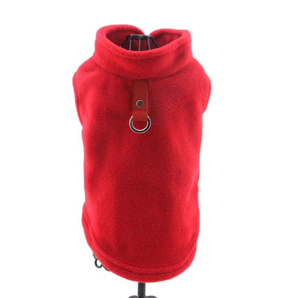 

dog apparel 1pc pet warm sweater soft clothes vest for cats winter fleece jumper s-xl