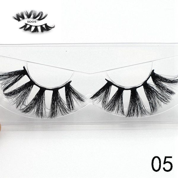 

false eyelashes 5d 18mm-22mm 100% handmade long thick fluffy messy dramatic volume wispy reusable beauty make up tools1