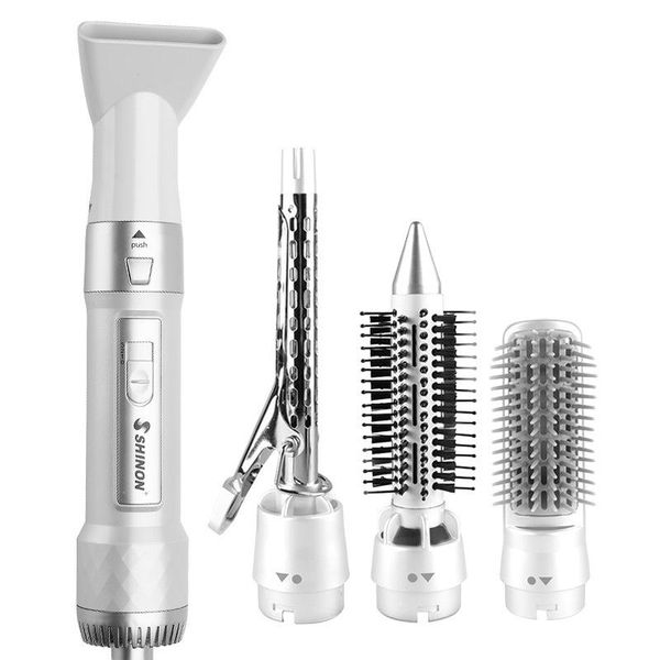 

electric hair brushes 4in1 professional dryer strong barber salon styling brush/hair curler/hair straightener multifunction curling iron