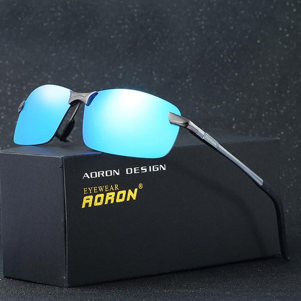 

sunglasses polarized rimless night vision men women fashion drive outdoor sun glasses male shades eyewear 2021, White;black