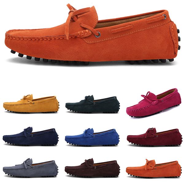 

men casual shoes Espadrilles triple black navy brown wine red green khaki Orange mens sneakers outdoor jogging walking fifty three