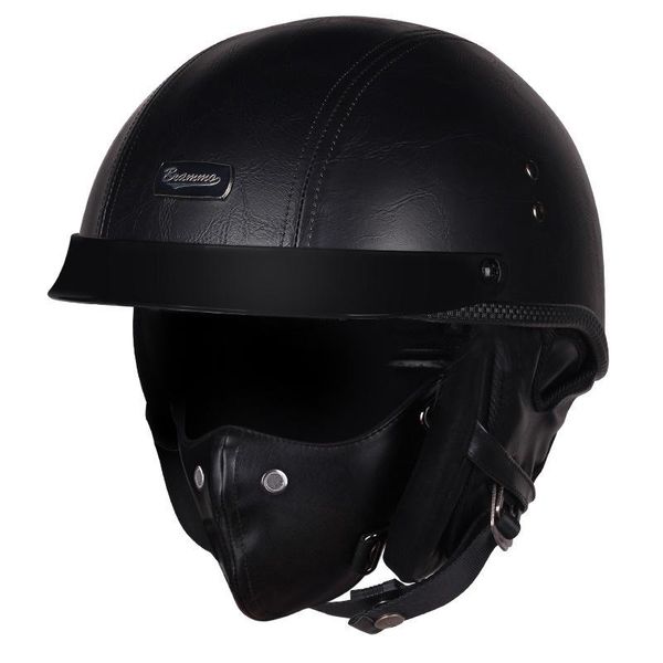 

motorcycle helmets retro casco moto half face helmet children scooter vintage biker motorbike crash