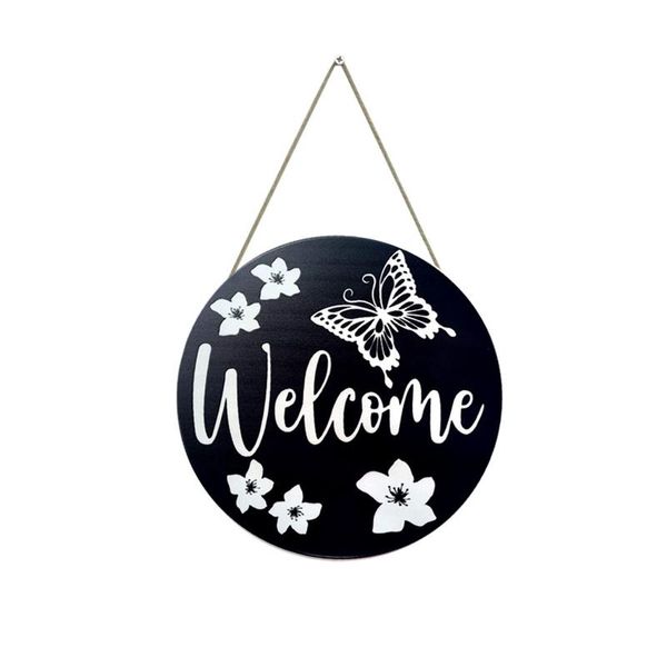 

decorative objects & figurines door modern easy install wall hanging window art wrought iron disc home decor gift diy craft butterfly flower