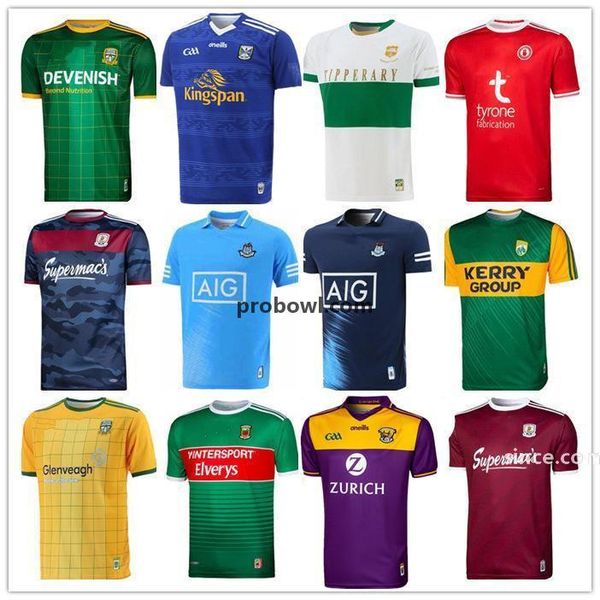 

2021 fashion mayo tyrone limerick commemoration galway away 2-stripe 2020 ireland kerry home rugby jersey wexford gaa home jersey size s-3xl, Black