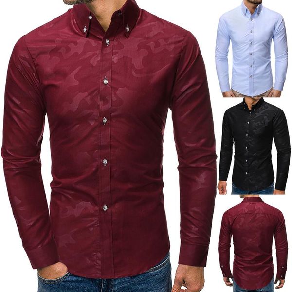 

fashion shirt men's long sleeve 2021 autumn day casual shirts, White;black