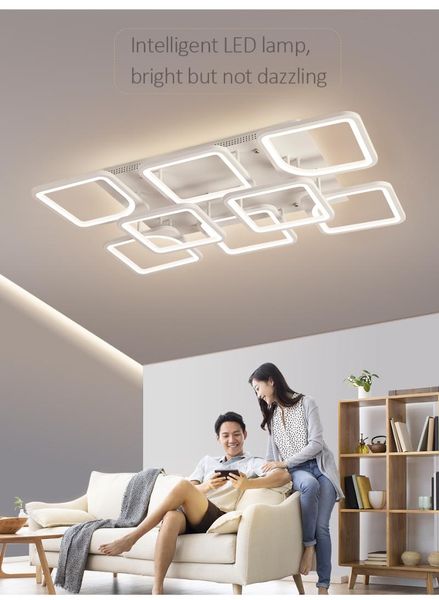 

modern leds chandelier for living/study room bedroom kitchen design decor lustres home white big light fixture pendant lamps