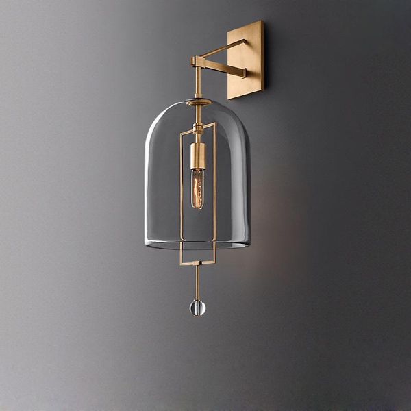 

wall lamps simple bedside lamp living room sofa background decorative light study personality luxury copper
