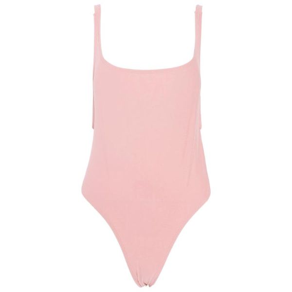 

one-piece suits g5ac women push up backless solid retro triangle swimsuit swimwear