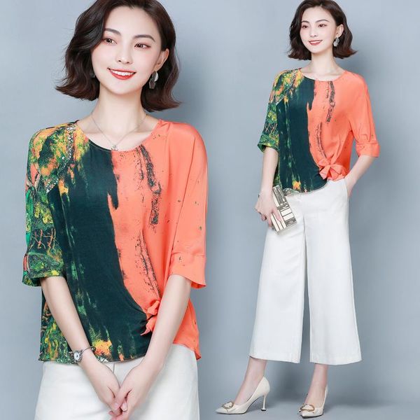 

women's blouses & shirts coigarsam 3xl plus size print blouse women summer loose blusas womens and 8721, White