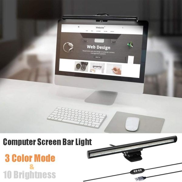 

desk lamp pc computer lapscreenbar led hanging usb powered light eye-care for lcd monitor reading table lamps