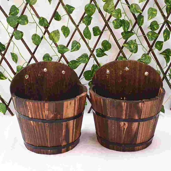 

planters & pots succulent flower pot garden planter bucket display for fence