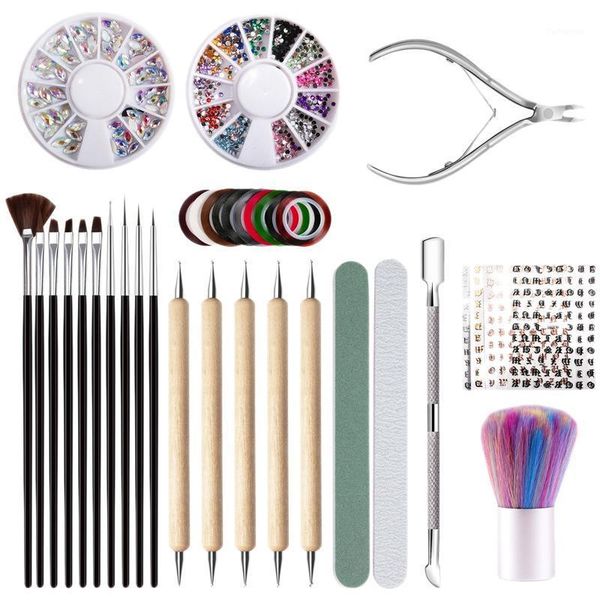 

nail art tools 3d rhinestones accessories decoration sticker decal 9pcs/set files1