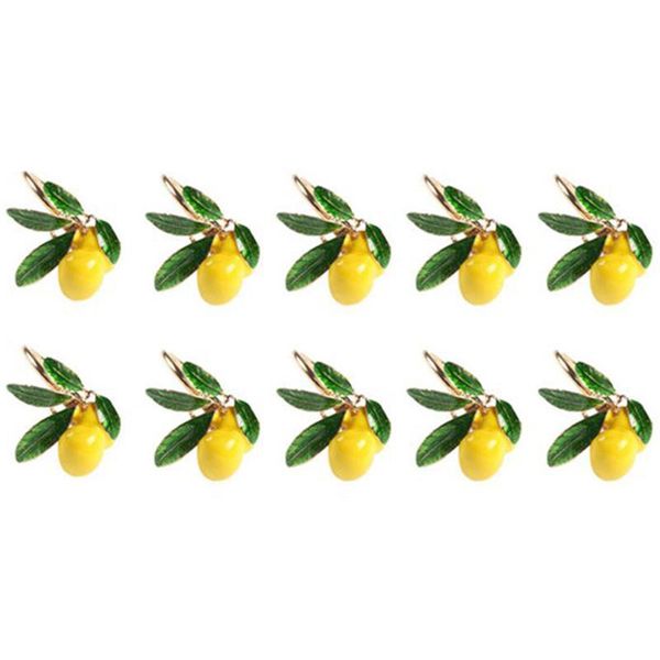 

napkin rings 10 pcs el table decoration buckle fruit ring paper towel