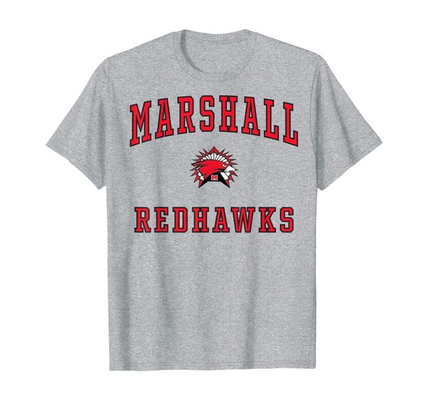 

marshall high school redhawks t-shirt c1, White;black