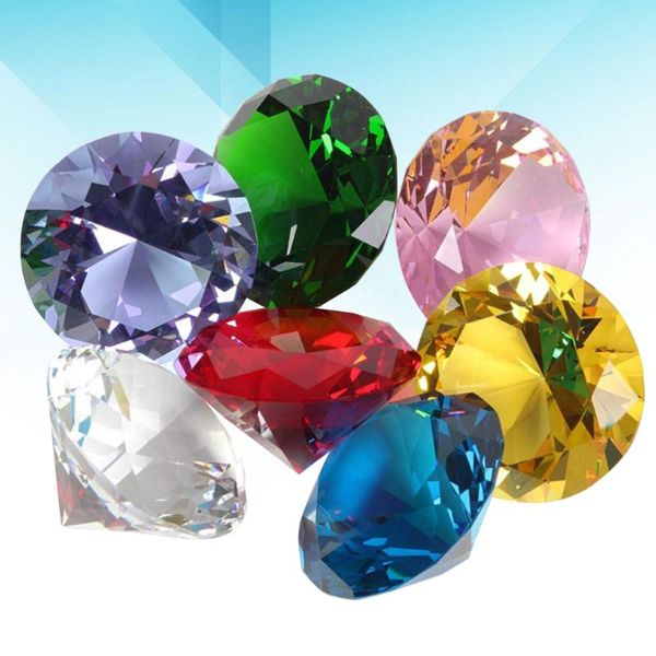 

nail art decorations 100pcs 20mm colorful acrylic crystal diamond jewels gems simulation crystals treasure decoration (mixed color), Silver;gold