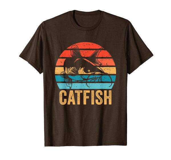 

Vintage Catfish Fishing Fisherman Retro Catfish T-Shirt, Mainly pictures