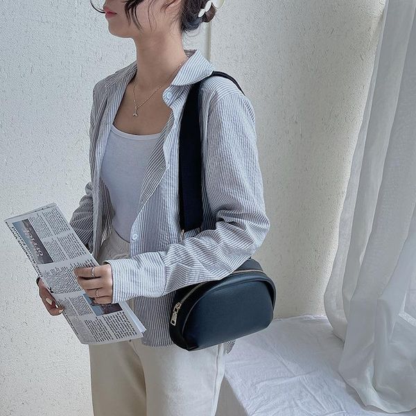 

women messenger bag small burger camera wide strap pu leather casual girls crossbody shoulder purse ins travel fashion cross body