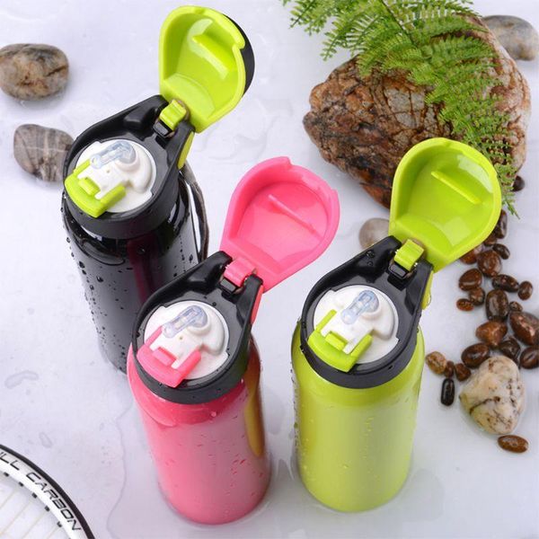 

water bottle 500 ml stainless steel small bouncing cover insulation cup mountain bike riding sports warm cold m7dc