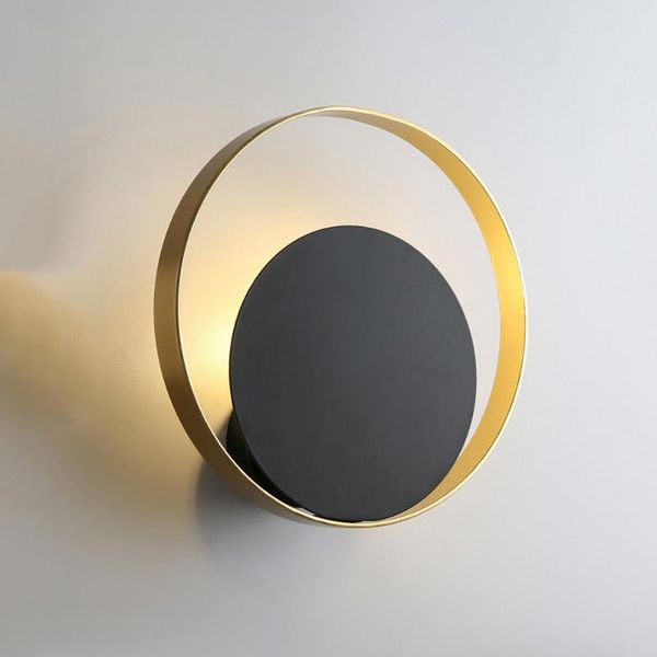 

wall lamp bedroom light hardware lamps postmodern living room bedside led for home decro