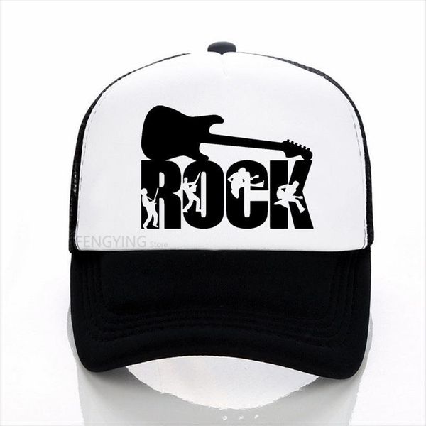 

rock band baseball cap hip hop mens snapback hat letter casual dj dad, Blue;gray