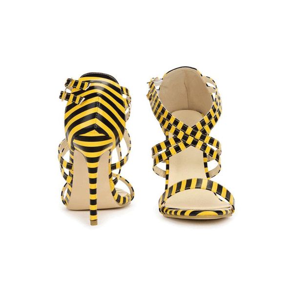 

dress shoes summer peep toe womens pumps sandals cross straps woman ladies lady high heels women sandalia feminina shose designer, Black