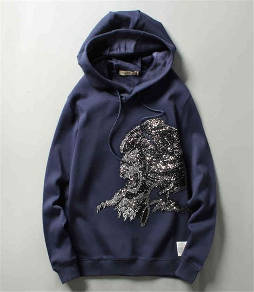 

hoodie men and women hoodie plush pullover winter fashion, Black