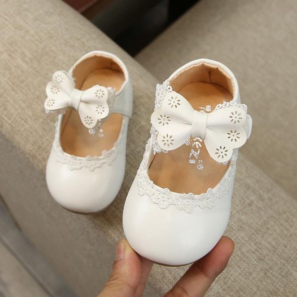 

sneakers born flower children girls toddler baby little bowknot leather shoes for white lace pink party wedding dress, Black;red