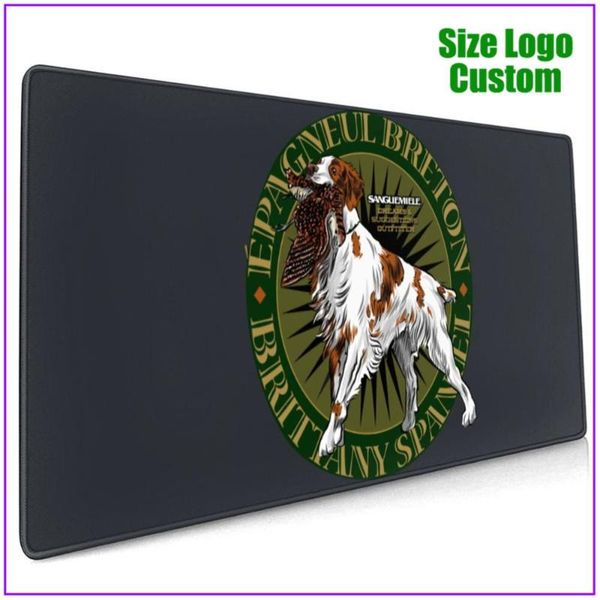 

mouse pads & wrist rests breton brittany army cute dog extra large big gaming pad with support gel alfombrilla escritorio pc gamer completo