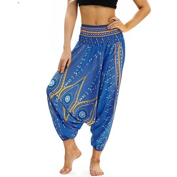 

sweatpants women pantalones jogging pants jogers high waisted floral casual loose harem bloomers trousers beach bohemian running, Black;blue