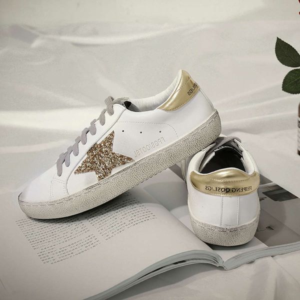 

casual shoes old ins street p star small dirty shoes women's super fiber inner height new white casual size 44, Black