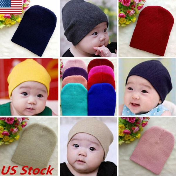 

caps & hats children born cap girl cotton soft cute knitted hat infant winter warm baby toddler products, Yellow