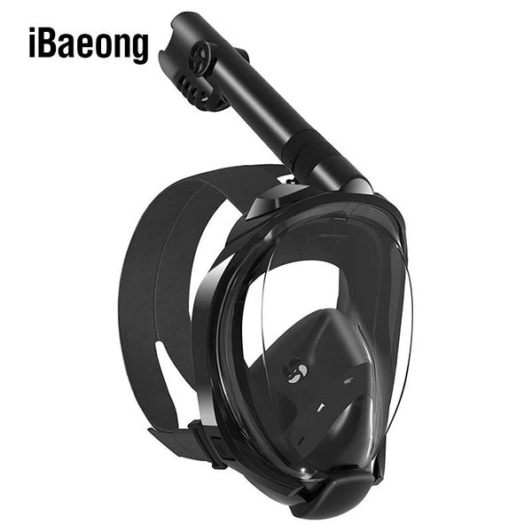 

diving masks snorkel mask with latest dry breathing system,fold 180 degree panoramic view full face anti-fog anti-leak