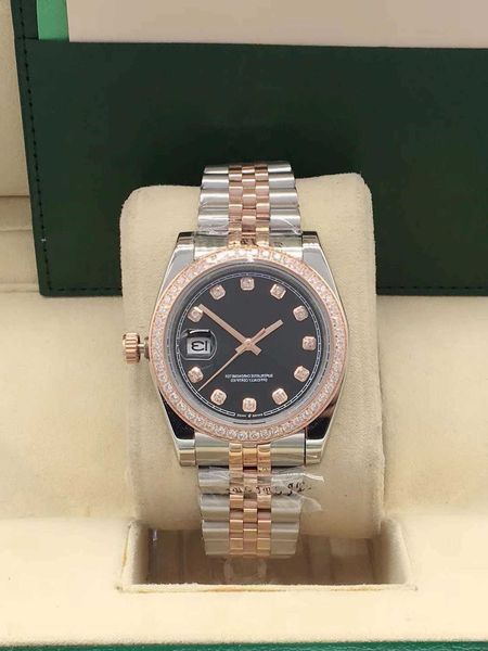 

designer mens watches r diameter 36mm automatic folding mouth watches, classic sports brand, Slivery;brown