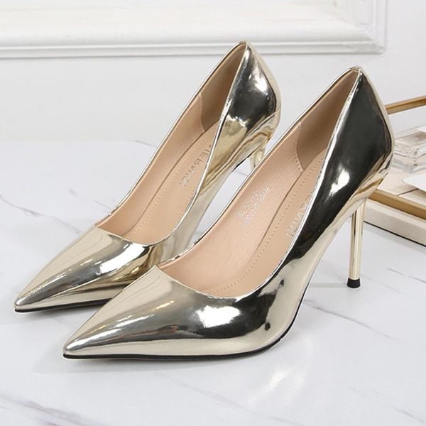 

spring women shoes french high heels wedding pointed toe stiletto heel hate tiangao single dress, Black