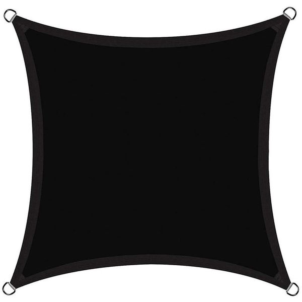 

shade rectangular courtyard square ultraviolet oxford cloth outdoor garden (black, 3x)