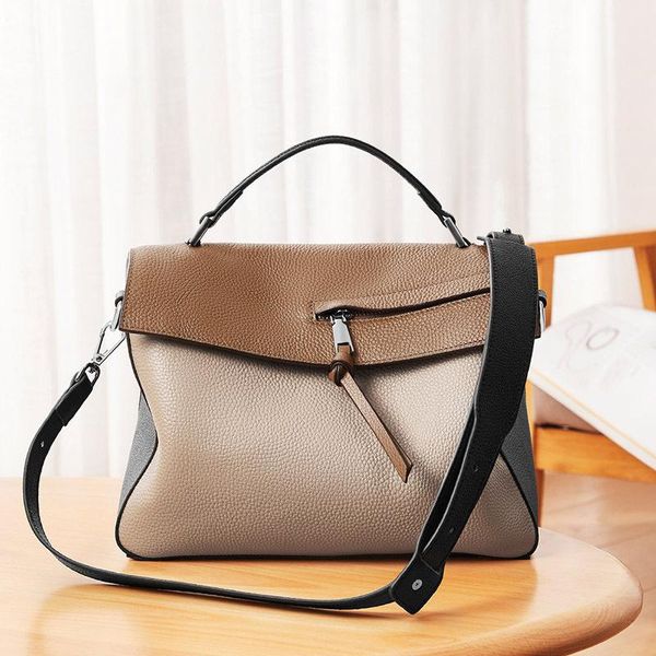 

evening bags 2021 autumn single shoulder messenger bag women's niche design real leather fashion simple chain saddle