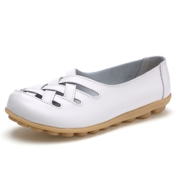 

alohakim flats shoes summer white shoes 220312, Black