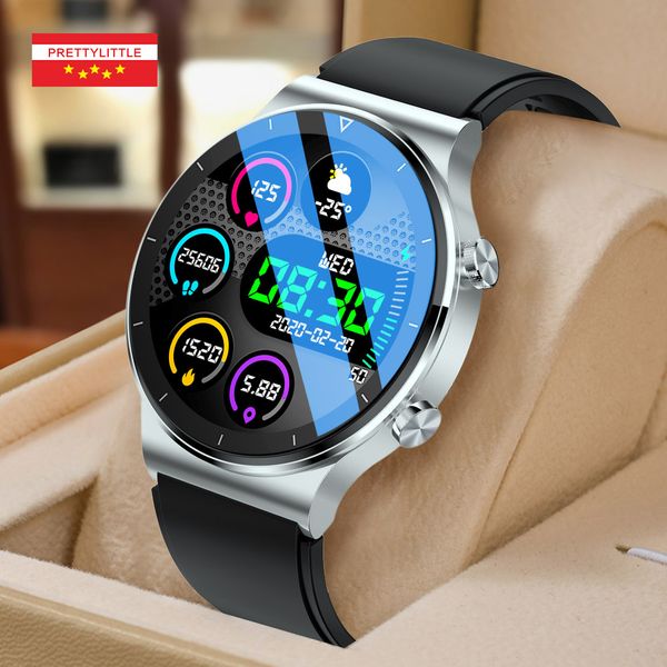 

nuobo 2021 new smart watch men bluetooth call heart rate blood pressure sports ip68 waterproof smartwatch for android ios phoneg, Slivery;brown